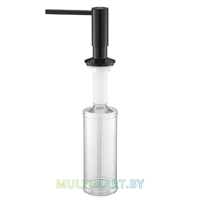 Дозатор для жидкого мыла Paulmark Decus D004-GB (глянцевый черный)